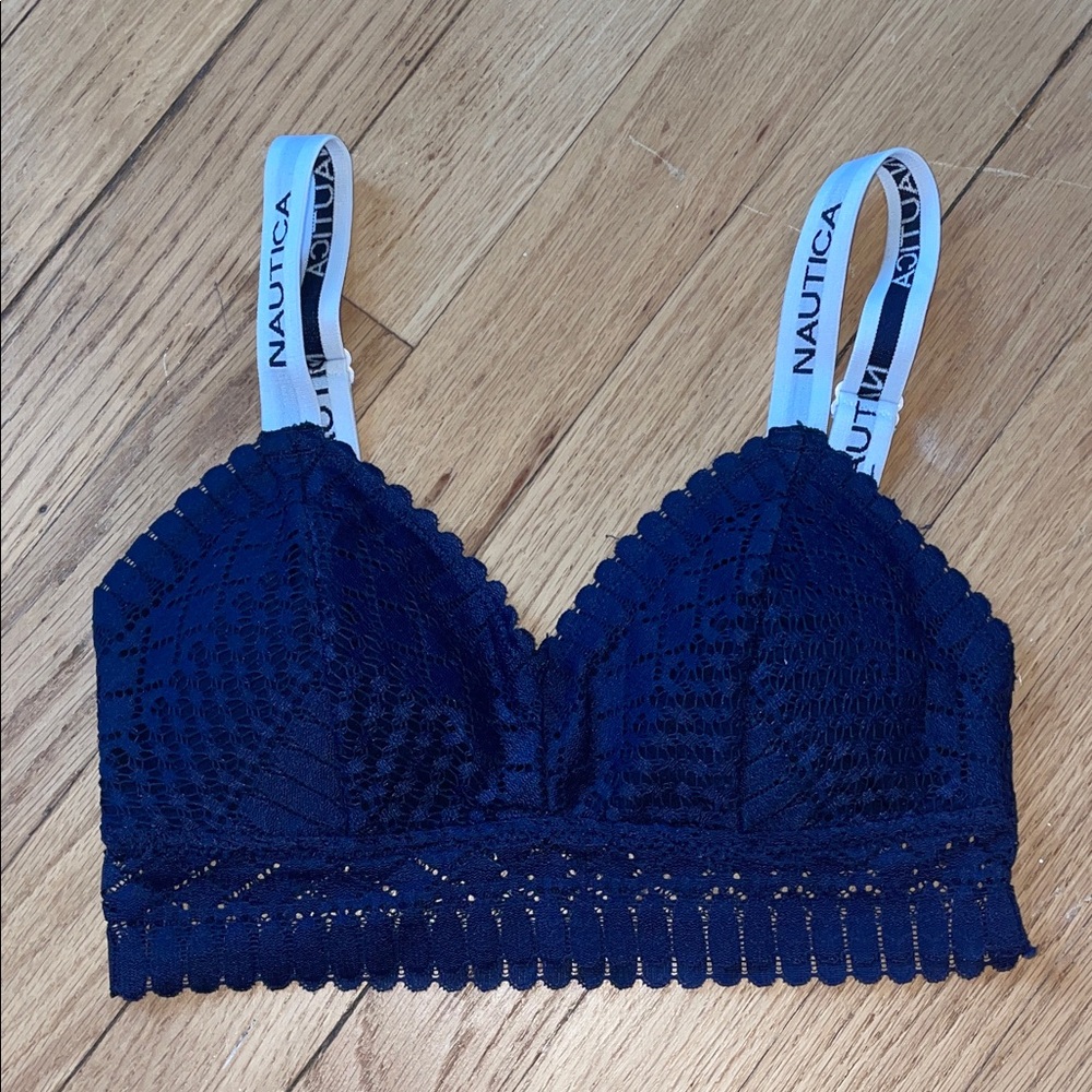 Nautica Midnight Blue Lace Bralette